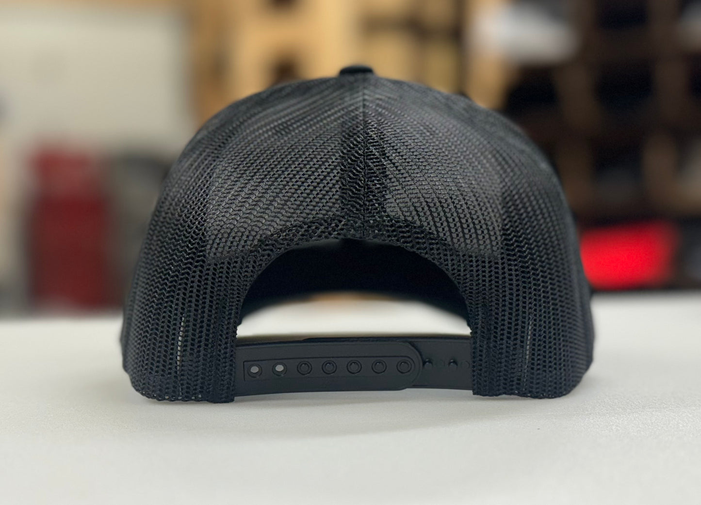 Custom Yuppong 6606 Leather Patch Trucker Hat