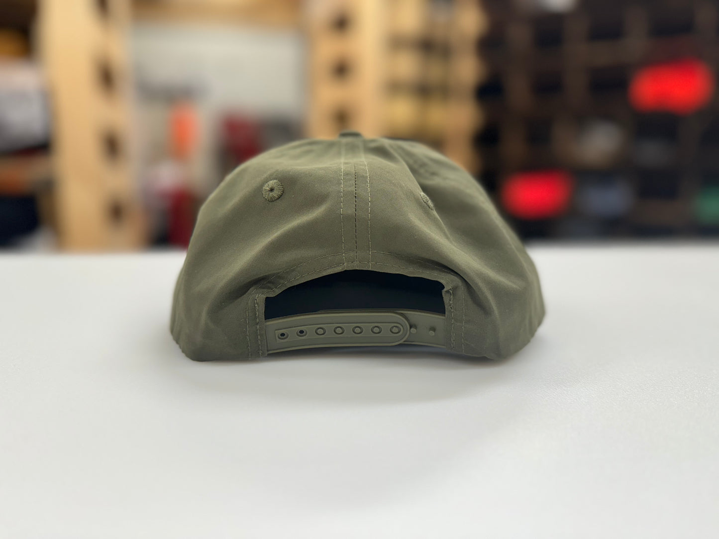 Custom Decky Rope Leather Patch Hat
