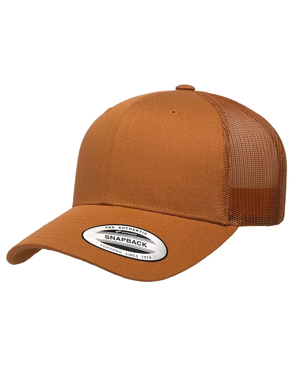 Custom Yuppong 6606 Leather Patch Trucker Hat